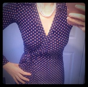Vintage Inspired Wrap Dress